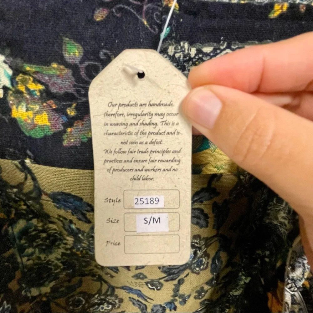 Yak & Yeti Sm/M Patchwork Cotton Dress NWT - Picture 10 of 12